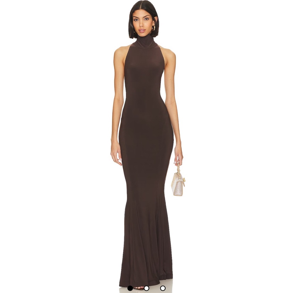 Norma Kamali Fishtail Gown